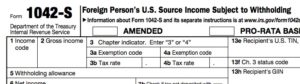 IRS Form 1042-S