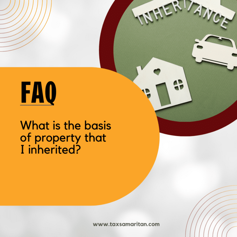 What is the basis of property that I inherited?