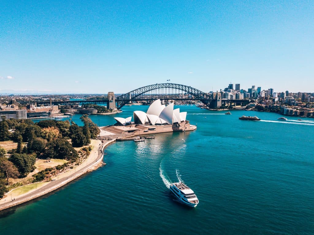 Sydney Harbour for a US expat tax guide to Australia