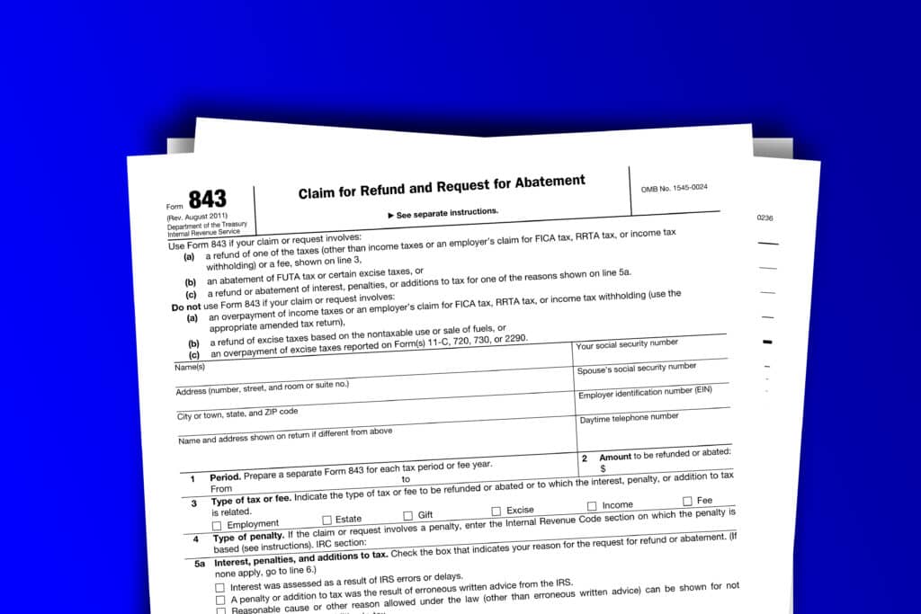 Form 843 for expats